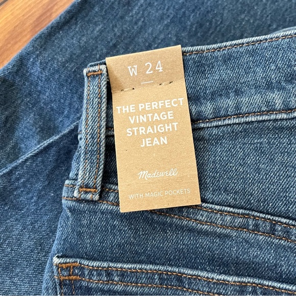 Madewell Perfect Vintage Straight Jean - Picture 3 of 4